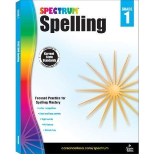 Carson Dellosa Spectrum Spelling Grade 1 (häftad, eng)