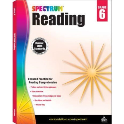 Carson Dellosa Spectrum Reading Workbook Grade 6 (häftad, eng)