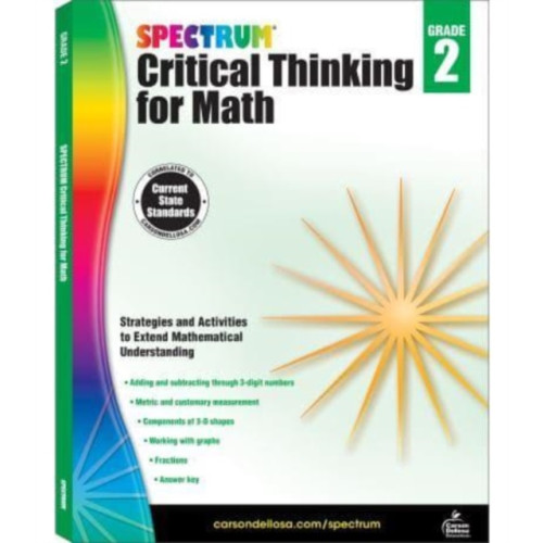 Carson Dellosa Spectrum Critical Thinking for Math Gr 2 (häftad, eng)