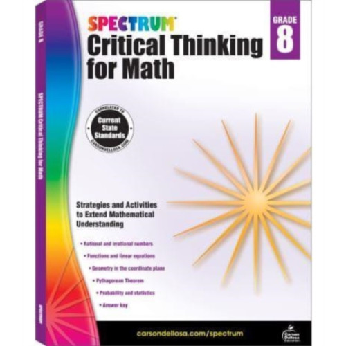 Carson Dellosa Spectrum Critical Thinking for Math Gr 8 (häftad, eng)