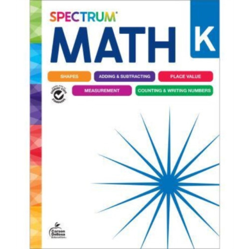 Carson Dellosa Spectrum Math Workbook Grade K (häftad, eng)