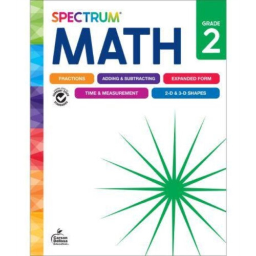 Carson Dellosa Spectrum Math Workbook Grade 2 (häftad, eng)