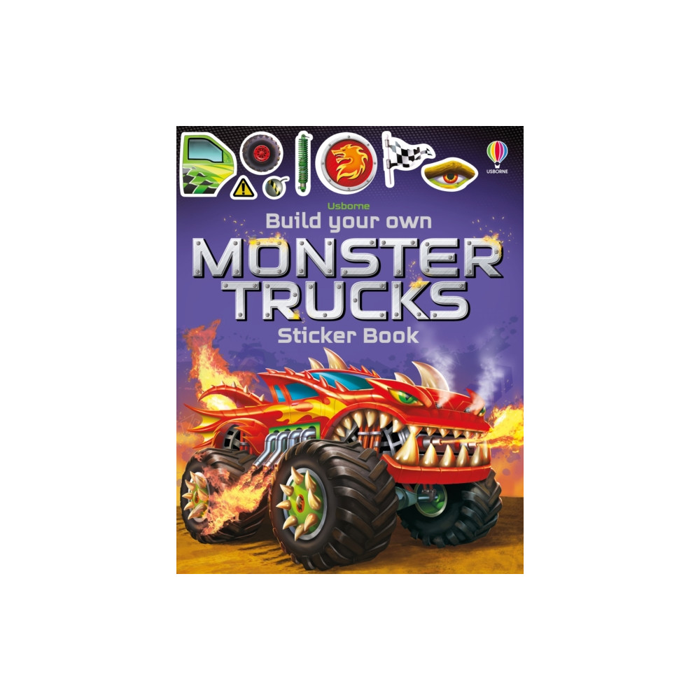 Produktbild för Build Your Own Monster Trucks Sticker Book (häftad, eng)