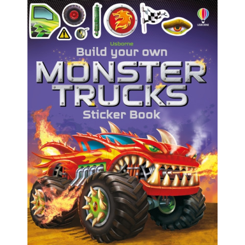 Usborne Publishing Ltd Build Your Own Monster Trucks Sticker Book (häftad, eng)