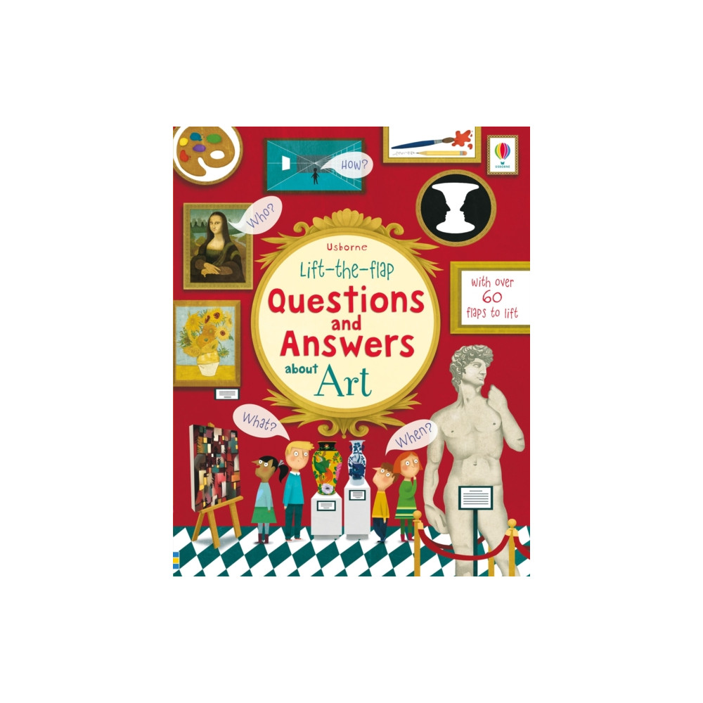 Produktbild för Lift-the-flap Questions and Answers about Art (bok, board book, eng)