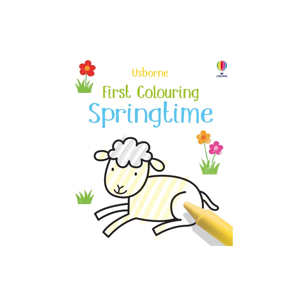 Produktbild för First Colouring Springtime (häftad, eng)