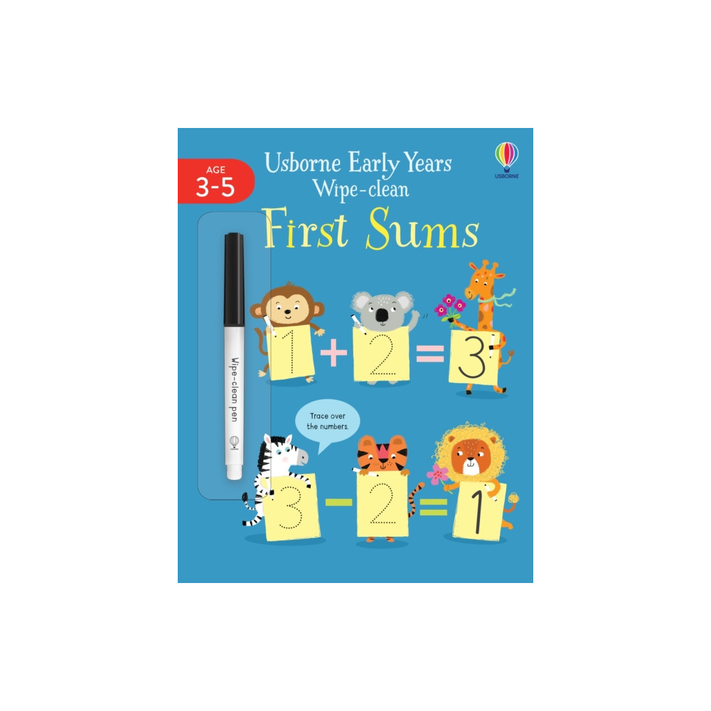 Produktbild för Early Years Wipe-Clean First Sums (häftad, eng)