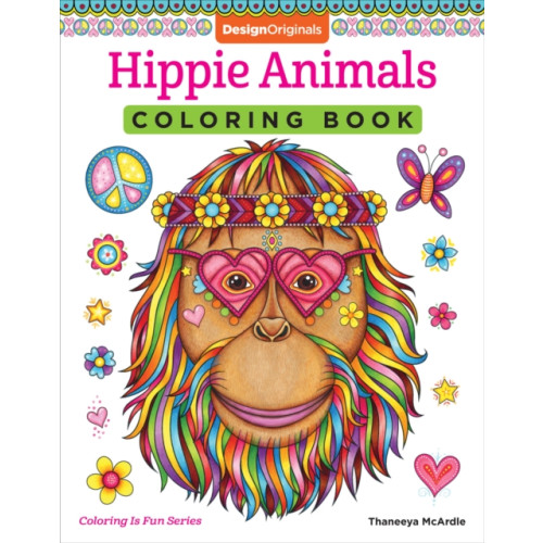 Design Originals Hippie Animals Coloring Book (häftad, eng)