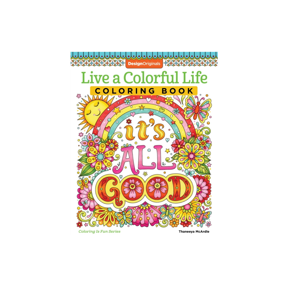 Produktbild för Live a Colourful Life Coloring Book (häftad, eng)