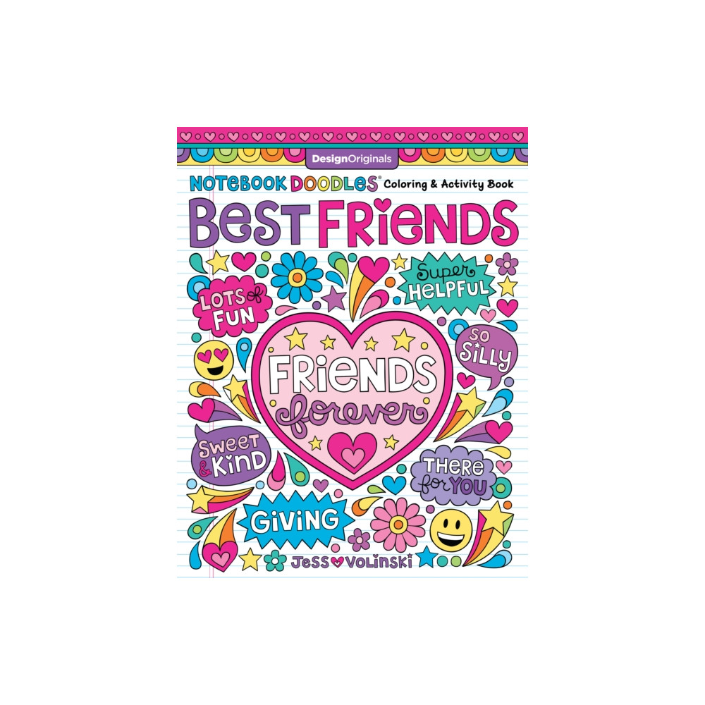 Produktbild för Notebook Doodles Best Friends (häftad, eng)
