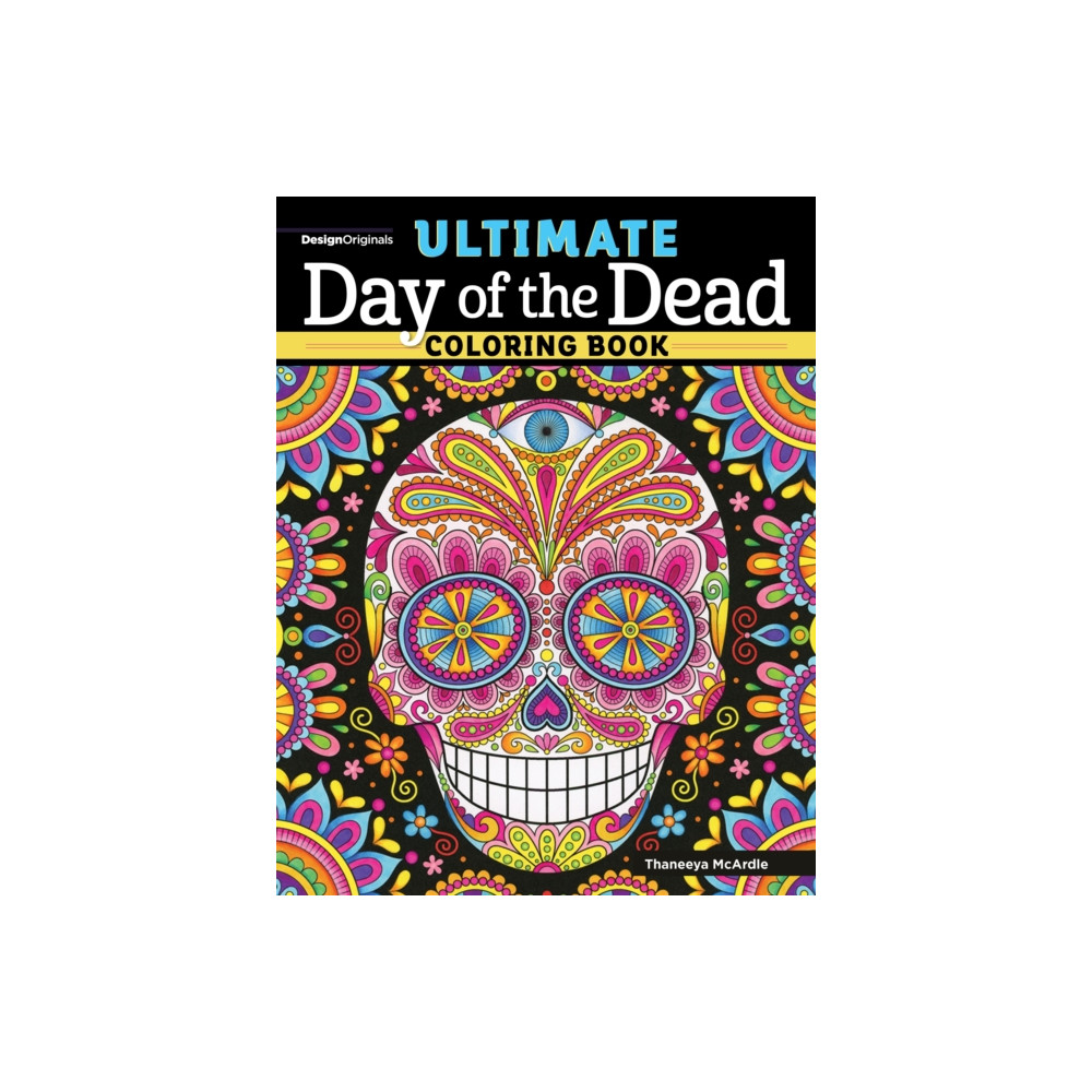 Produktbild för Ultimate Day of the Dead Coloring Book (häftad, eng)