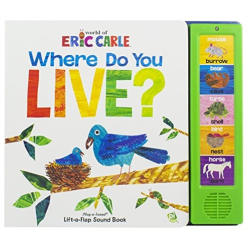 Phoenix International Publications, Incorporated World of Eric Carle: Where Do You Live? Lift-a-Flap Sound Book (bok, board book, eng)