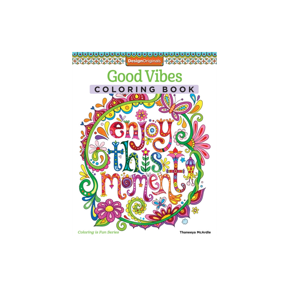 Produktbild för Good Vibes Coloring Book (häftad, eng)