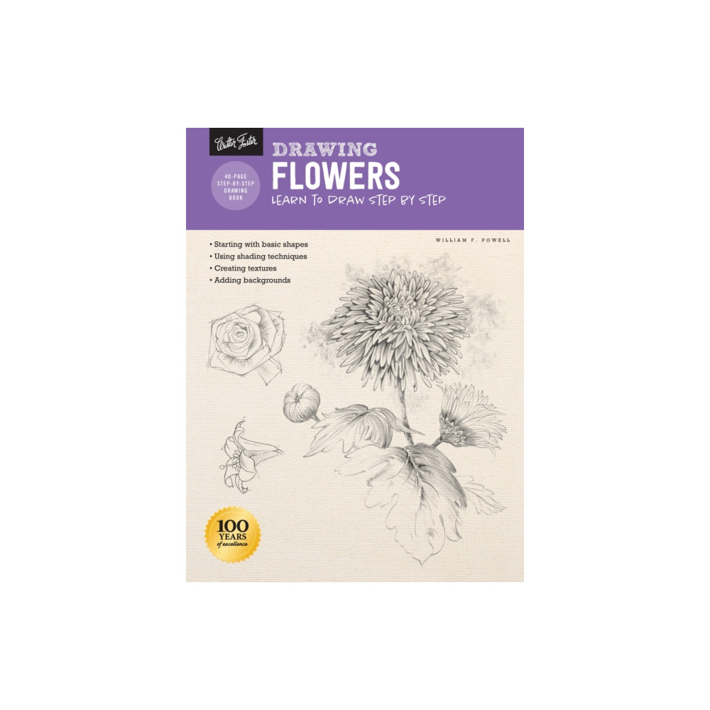 Produktbild för Drawing: Flowers with William F. Powell (häftad, eng)
