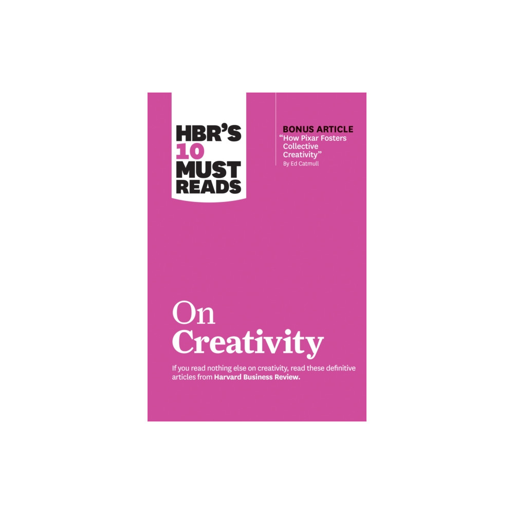 Produktbild för HBR's 10 Must Reads on Creativity (with bonus article "How Pixar Fosters Collective Creativity" By Ed Catmull) (häftad, eng)