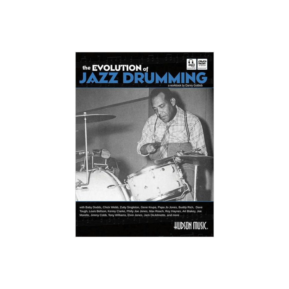 Produktbild för EVOLUTION OF JAZZ DRUMMING (häftad, eng)