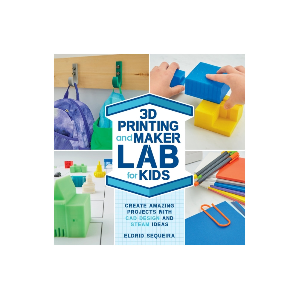 Produktbild för 3D Printing and Maker Lab for Kids (häftad, eng)