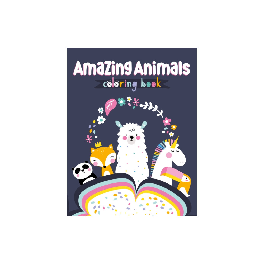 Produktbild för Amazing Animals Coloring Book (häftad, eng)