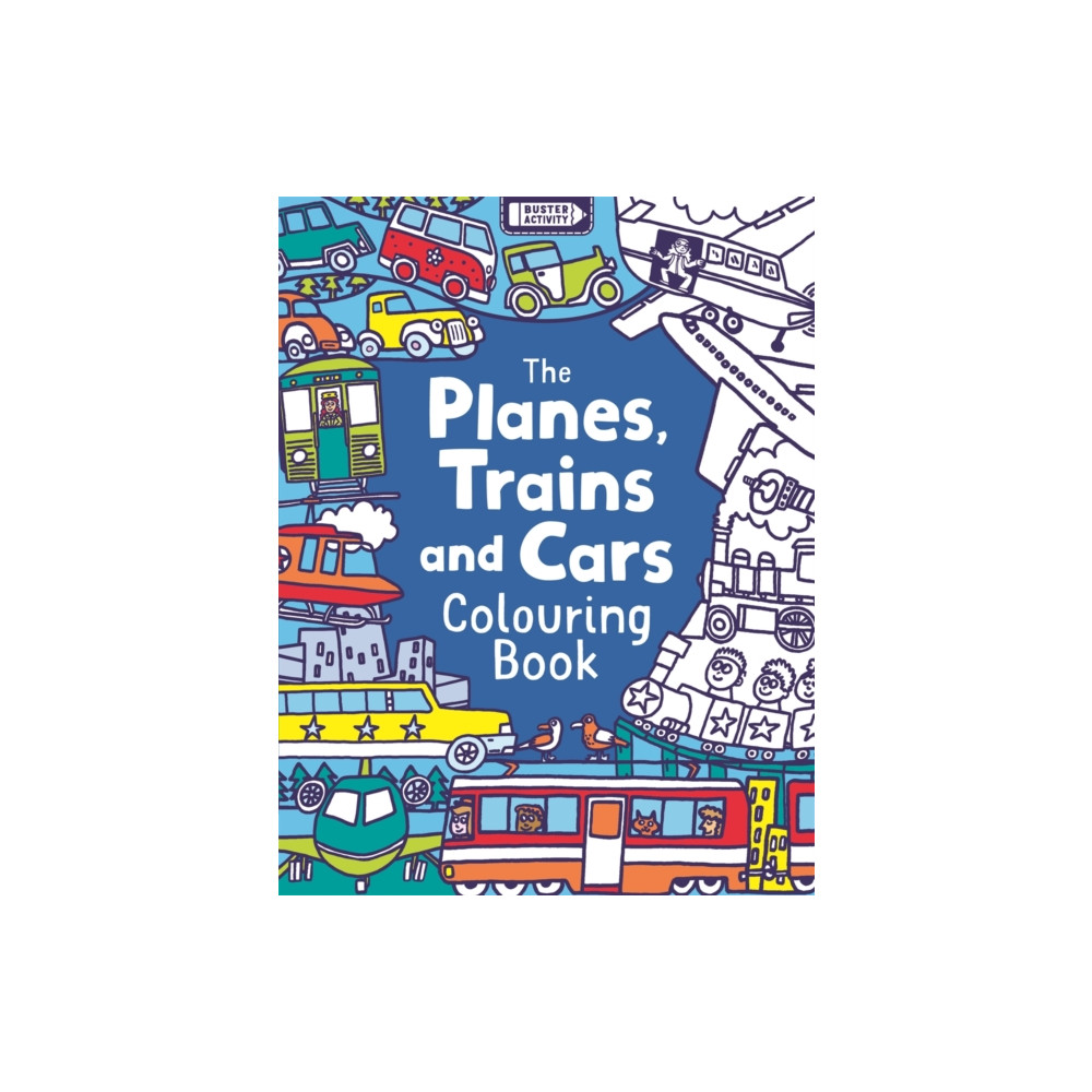 Produktbild för The Planes, Trains And Cars Colouring Book (häftad, eng)