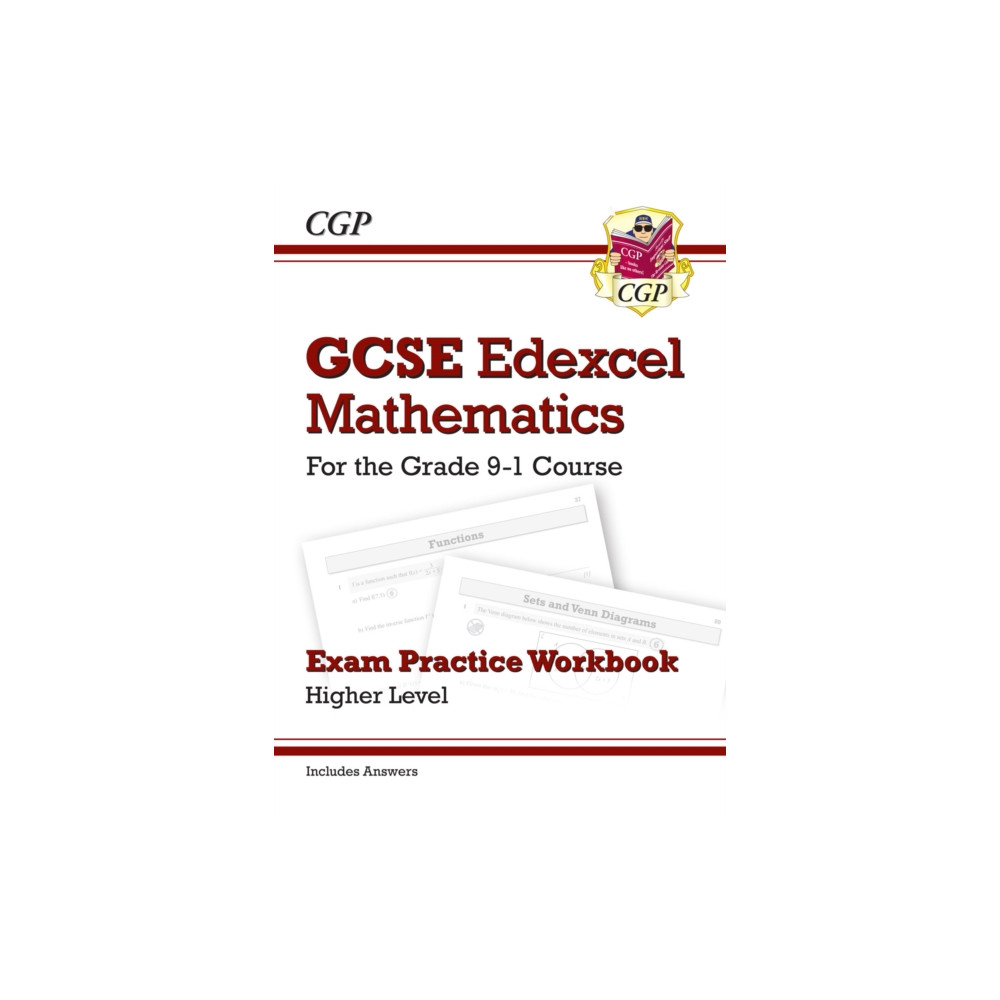 Produktbild för GCSE Maths Edexcel Exam Practice Workbook: Higher - includes Video Solutions and Answers (häftad, eng)