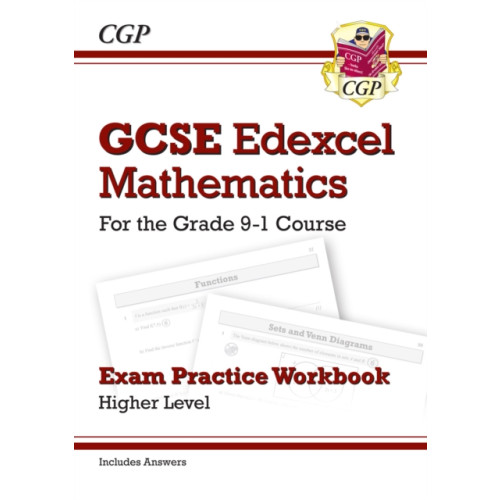 Coordination Group Publications Ltd (CGP) GCSE Maths Edexcel Exam Practice Workbook: Higher - includes Video Solutions and Answers (häftad, eng)