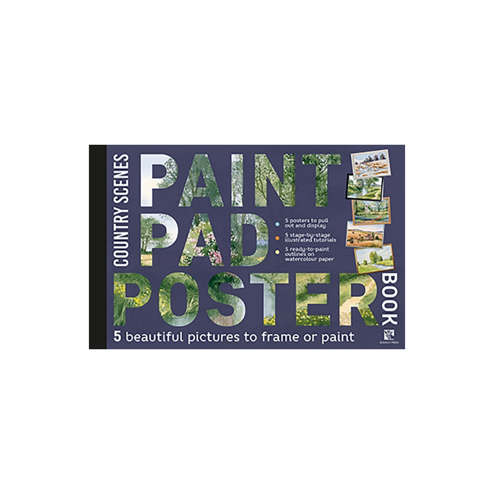 Produktbild för Paint Pad Poster Book: Country Scenes (häftad, eng)