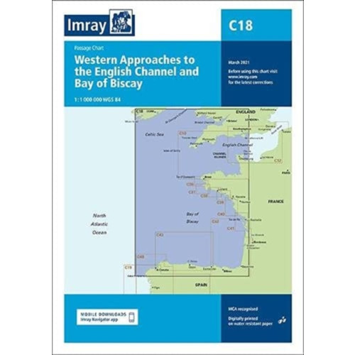 Imray, Laurie, Norie & Wilson Ltd C18 Western Approaches to the English Channel & Bay of Biscay