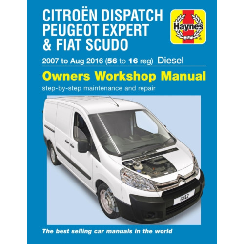 Haynes Publishing Group Citroen Dispatch, Peugeot Expert & FIAT Scudo Diesel ('07-Aug '16) 56 to 16 (häftad, eng)