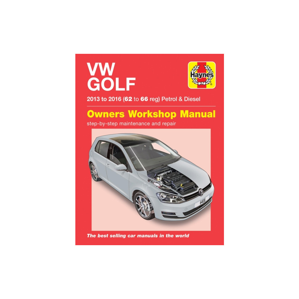 Produktbild för VW Golf petrol & diesel ('13-'16) 62 to 66 (häftad, eng)
