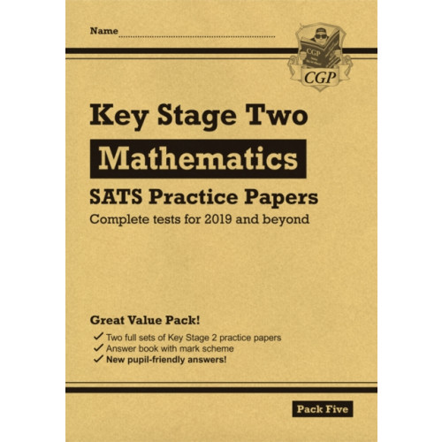 Coordination Group Publications Ltd (CGP) KS2 Maths Year 6 SATS Practice Papers: Pack 5 - for the 2027 tests (with free Online Extras)
