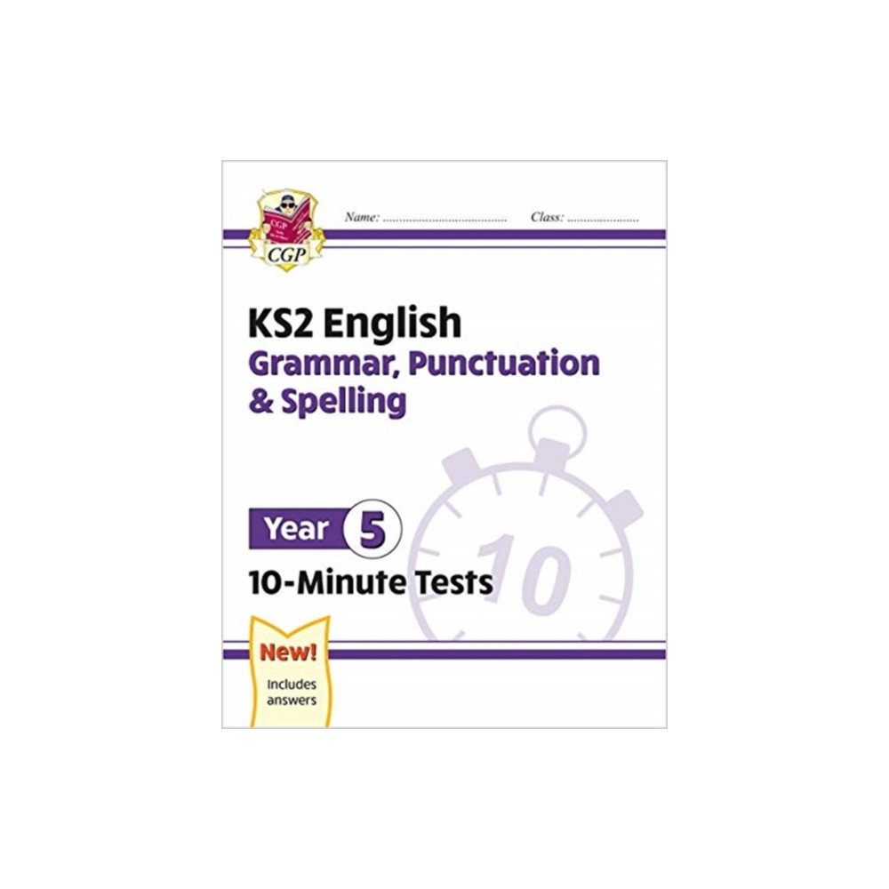 Produktbild för KS2 Year 5 English 10-Minute Tests: Grammar, Punctuation & Spelling (häftad, eng)