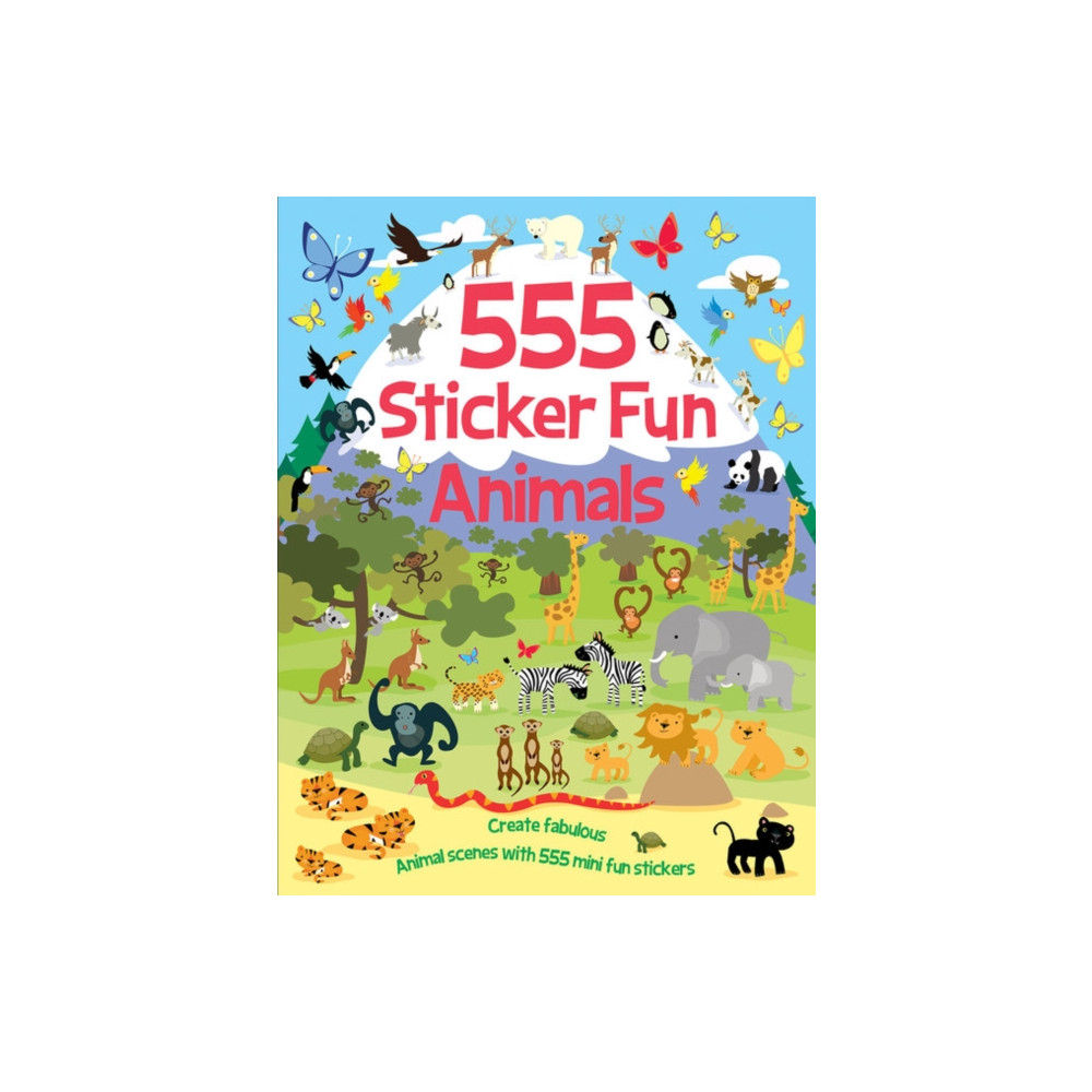Produktbild för 555 Sticker Fun - Animals Activity Book (häftad, eng)