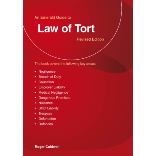 Straightforward Publishing An Emerald Guide to The Law of Tort (häftad, eng)