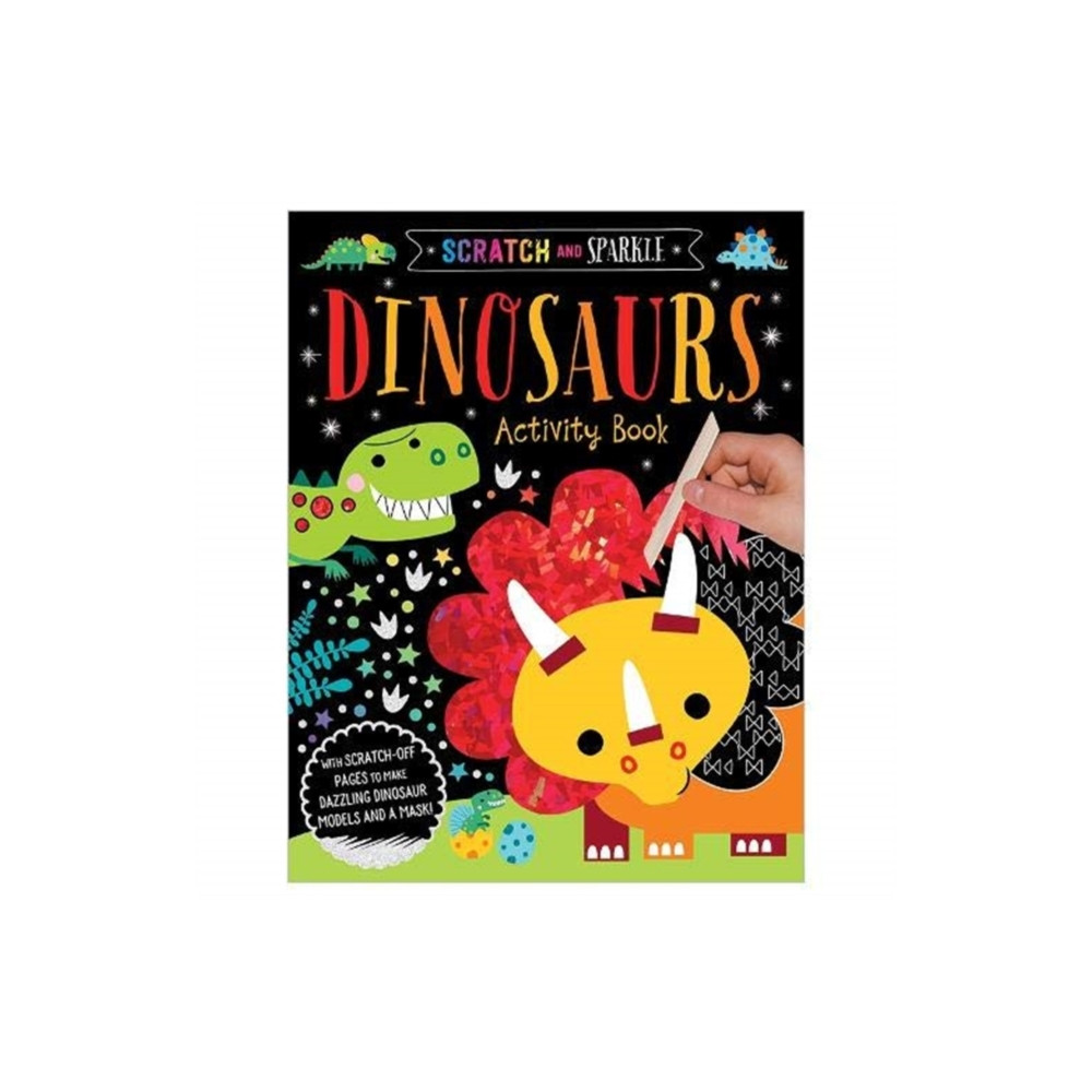 Produktbild för Scratch and Sparkle - Dinosaurs Activity Book (häftad, eng)