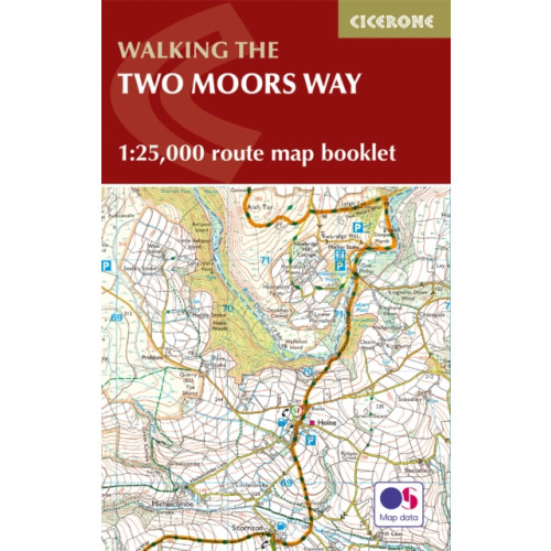 Cicerone Press Two Moors Way Map Booklet (häftad, eng)