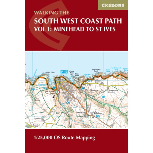 Cicerone Press South West Coast Path Map Booklet - Vol 1: Minehead to St Ives (häftad, eng)