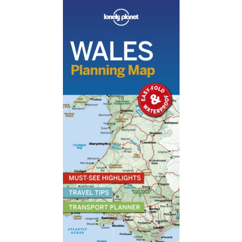 Lonely Planet Global Limited Lonely Planet Wales Planning Map