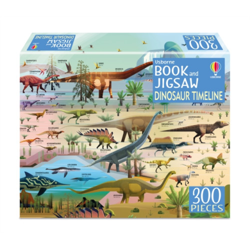 Usborne Publishing Ltd Book and Jigsaw Dinosaur Timeline (häftad, eng)