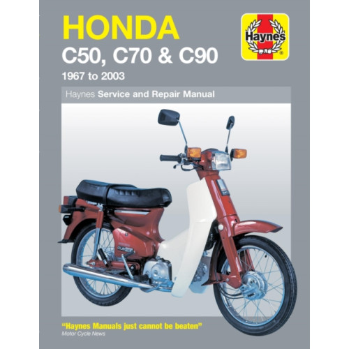 Haynes Publishing Group Honda C50, C70 & C90 (67 - 03) Haynes Repair Manual (häftad, eng)