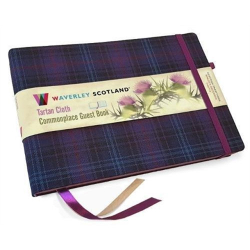 The Gresham Publishing Co. Ltd Guest Book - Kinloch Anderson Thistle Tartan cloth (inbunden, eng)