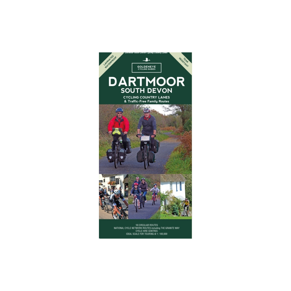 Produktbild för Dartmoor South Devon Cycling Country Lanes & Traffic-Free Family Routes (häftad, eng)