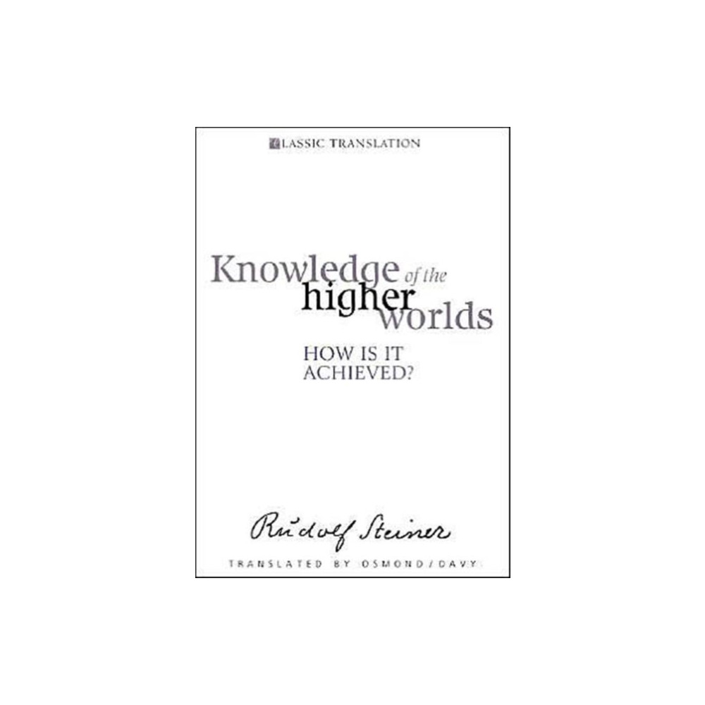 Produktbild för Knowledge of the Higher Worlds (häftad, eng)
