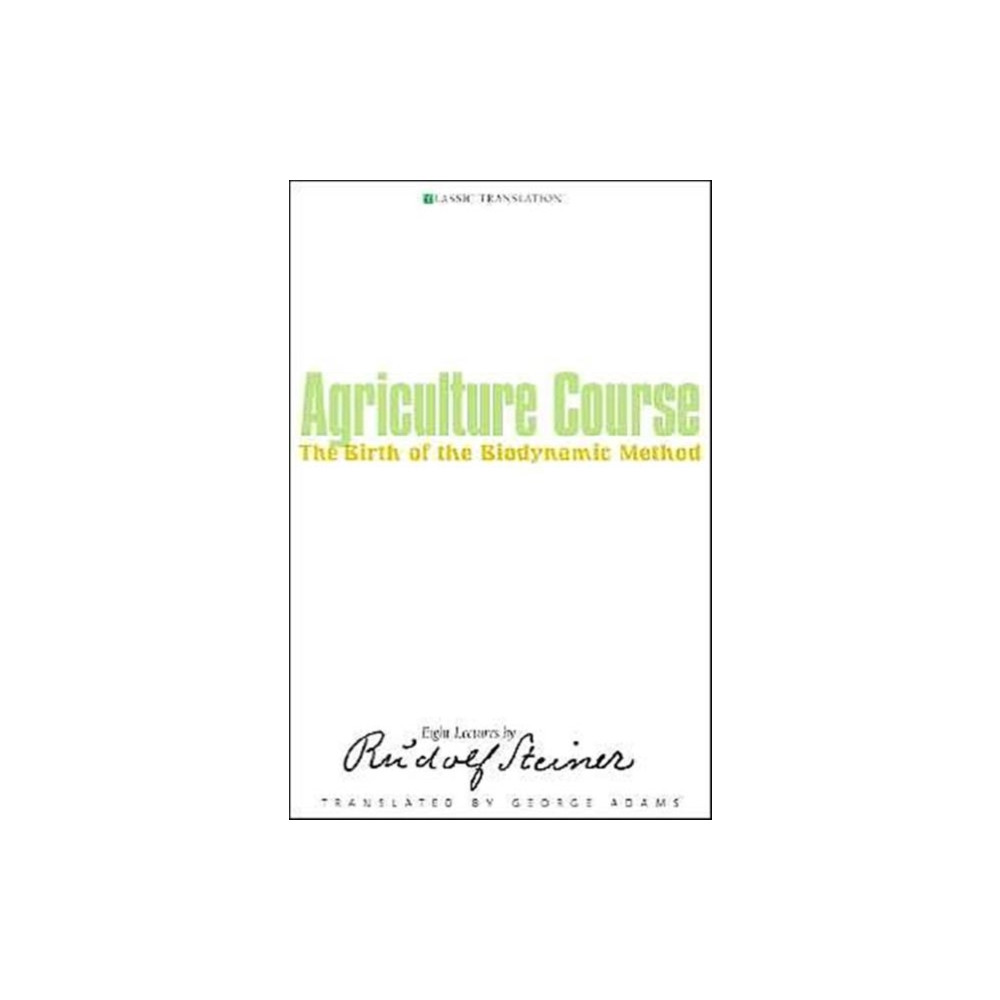 Produktbild för Agriculture Course (häftad, eng)