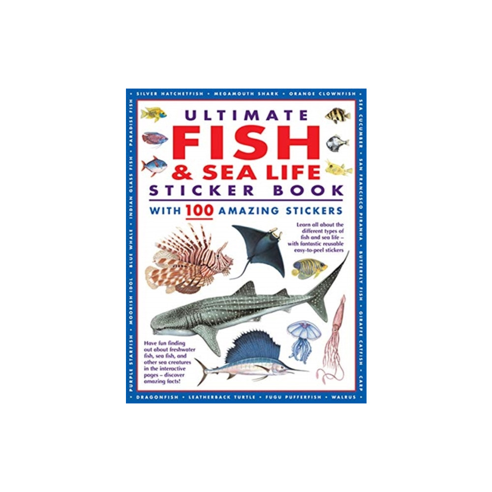 Produktbild för Ultimate Fish & Sea Life Sticker Book (häftad, eng)