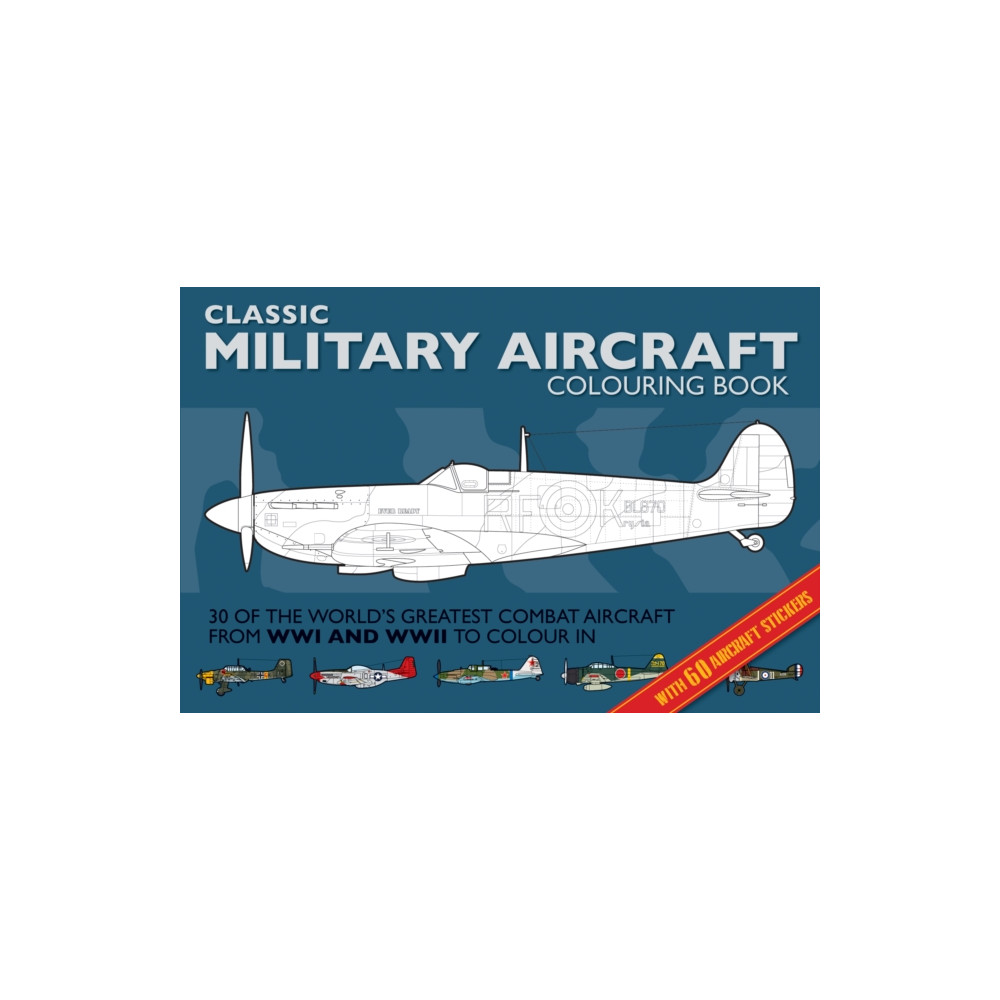 Produktbild för Military Aircraft Colouring Book (häftad, eng)