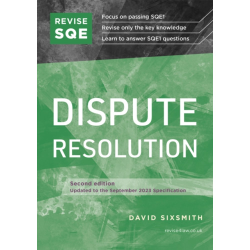 Fink Publishing Ltd Revise SQE Dispute Resolution (häftad, eng)