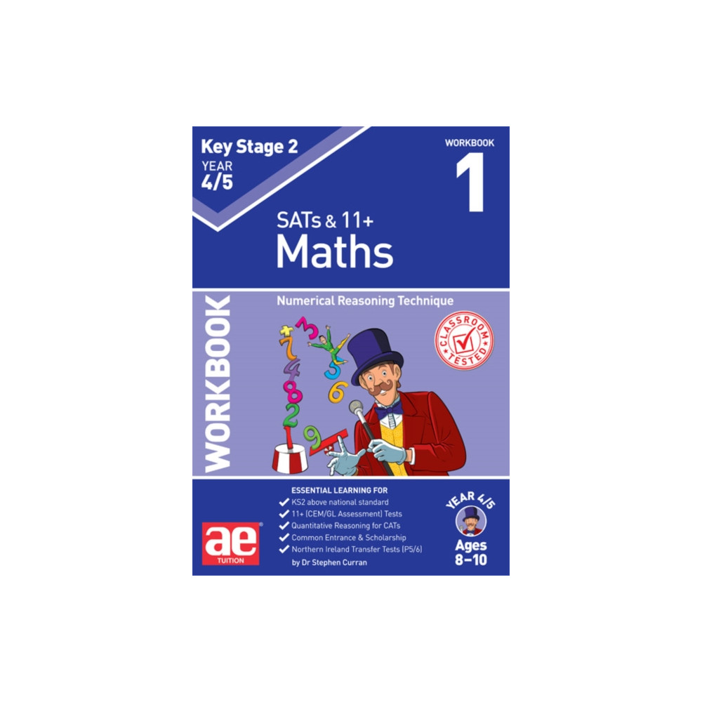 Produktbild för KS2 Maths Year 4/5 Workbook 1 (häftad, eng)
