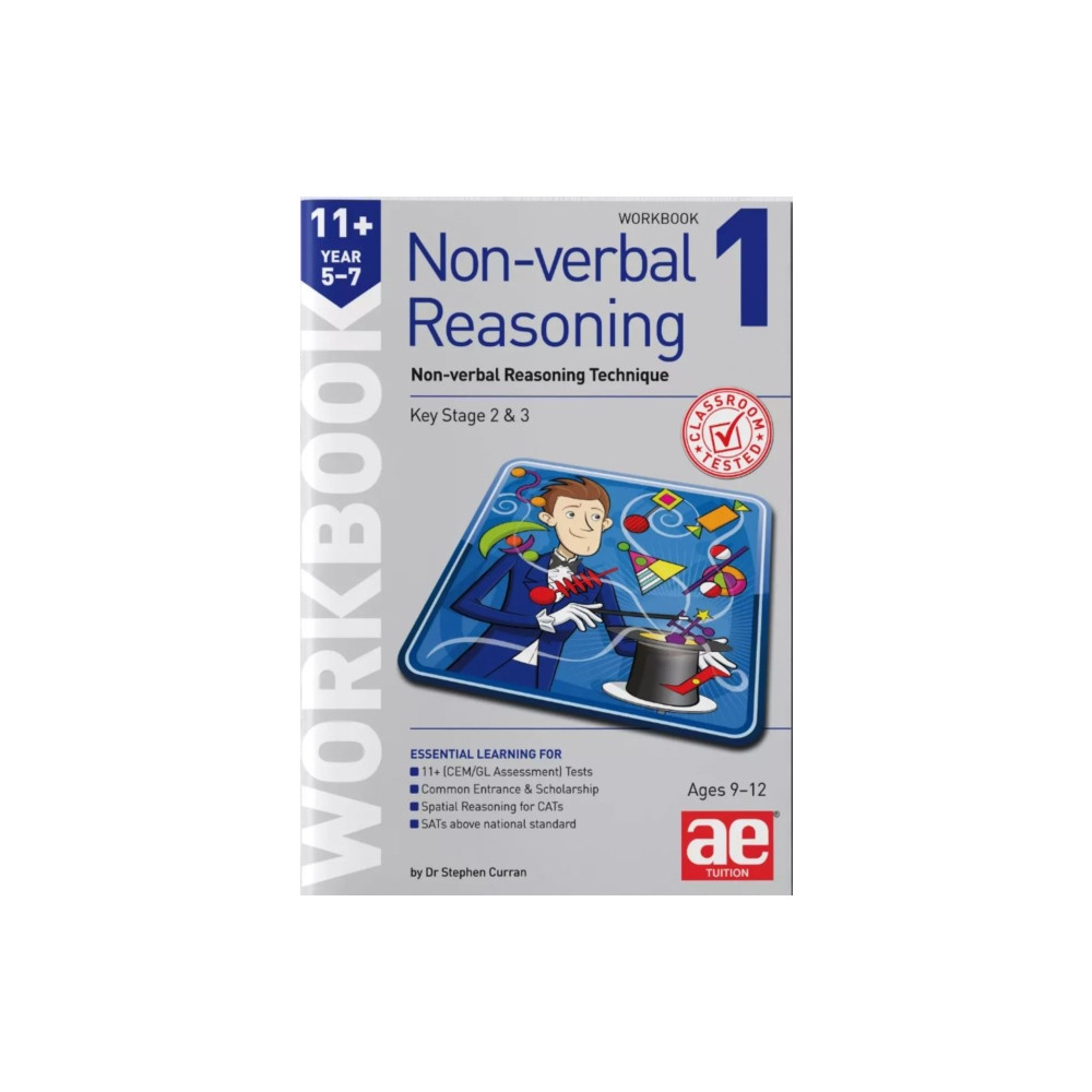 Produktbild för 11+ Non-verbal Reasoning Year 5-7 Workbook 1 (häftad, eng)