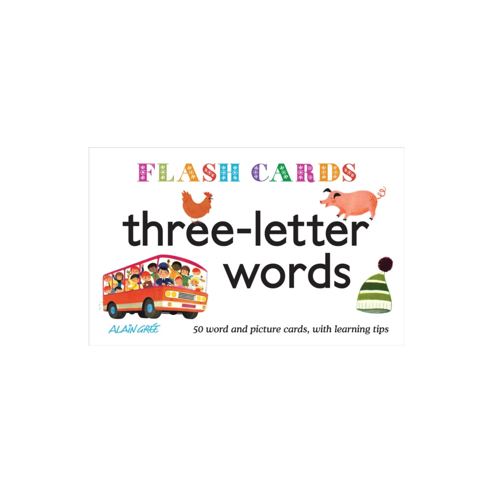 Produktbild för Three-Letter Words - Flash Cards