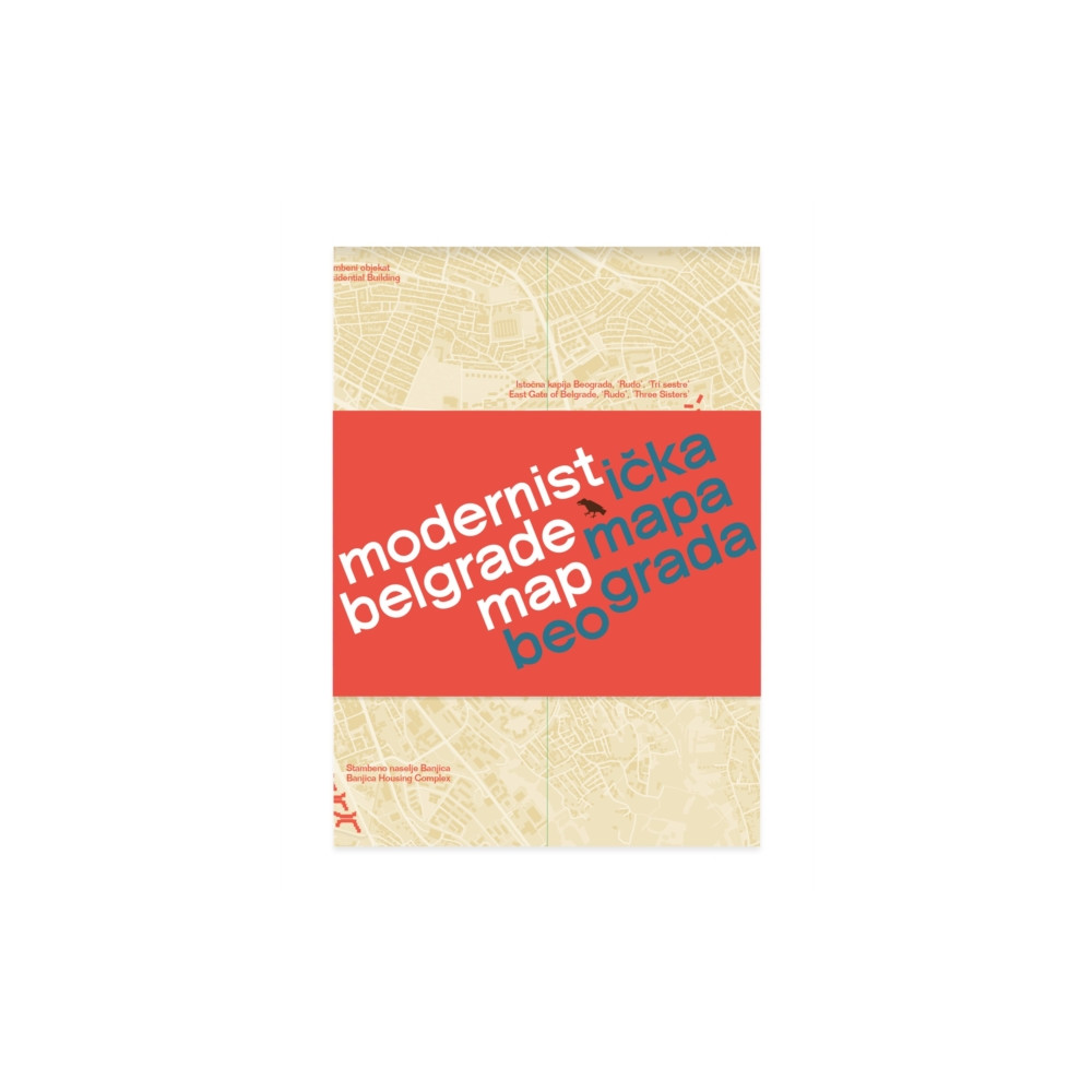 Produktbild för Modernist Belgrade Map